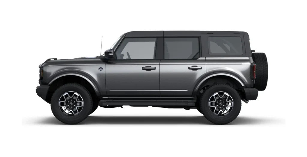 Ford-Bronco-Outer-Banks-2.7-EcoBoost-335cv-Automatico-4x4-lateral-gris-carbonized